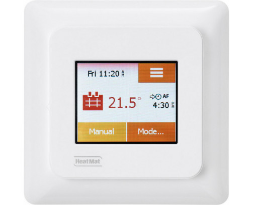 NGTouch Thermostat Polar White + Colour screen (16A)