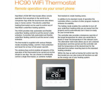 HC90 WiFi Thermostat