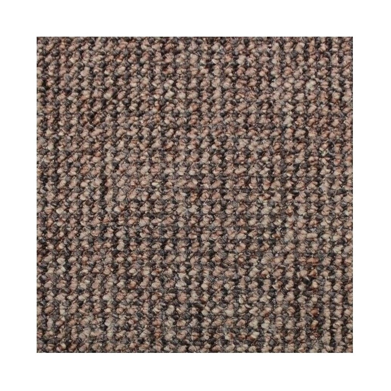 Hercules Loop Felt Back Carpet - Brown