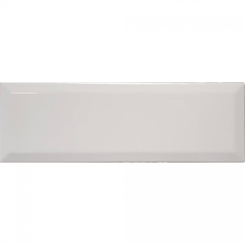 Biselado 10x30 White Gloss Bevelled