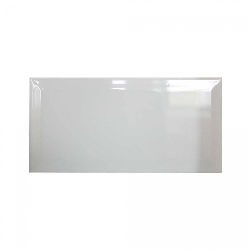 Biselado 10x20 White Gloss Bevelled