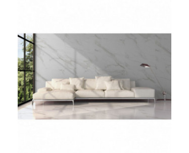 Statuario Mercury 80x80 White Polished