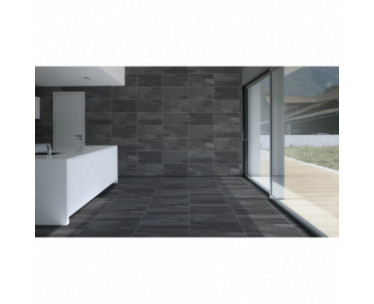 African Slate 30x60 Black Matt