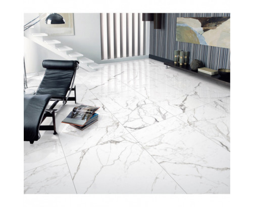 Superb Statuario 60x60 White Polished