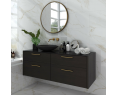 Carrara Gold Gloss Marble Effect Vitrified Ceramic Wall and Floor Tile