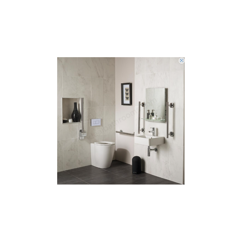 Ideal Standard CONCEPT FREEDOM Ensuite DocM Pack 400mm Basin + 550mm Projection Back to Wall Toilet Pan