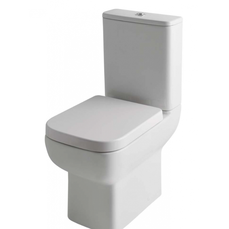 Bijou Close Coupled WC Pan with Fixings - White