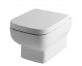 Bijou Wall Hung WC Pan with Fixings - White