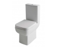 Bijou Close Coupled Rimless WC Pan with Fixings - White