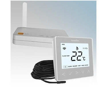 neoStat-e 16A Wireless Thermostat + wireless hub (silver)