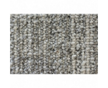 DVS Tufted Loop Carpet Tile - Platinum Grey Stripe