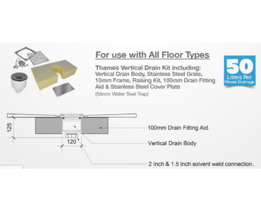 Thames Vertical Drain Kit