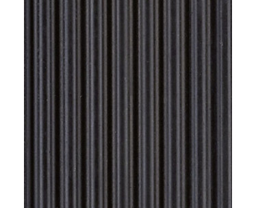 Genesis TrakMat Fluted Rubber Entrance Matting - 12mm Black