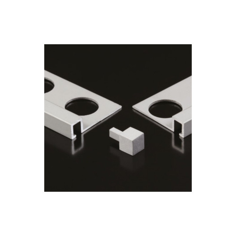 Genesis Aluminium Slim Square Edge CORNER PIECE (10 mm D)