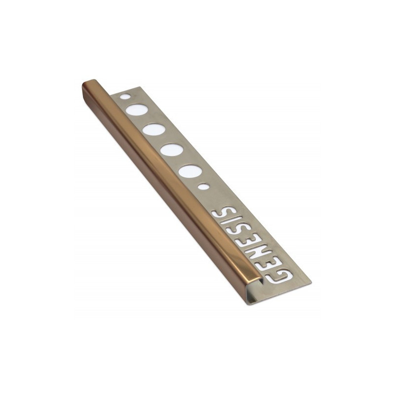 Genesis Plated Stainless Steel Square Trim (8mm D) COPPER