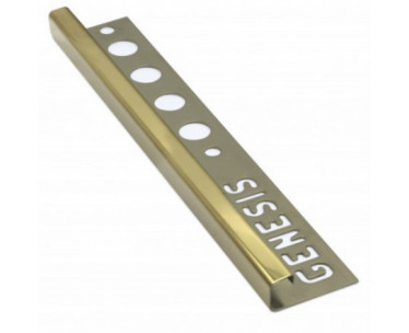 Genesis Plated Stainless Steel Square Trim (12mm D) GOLD