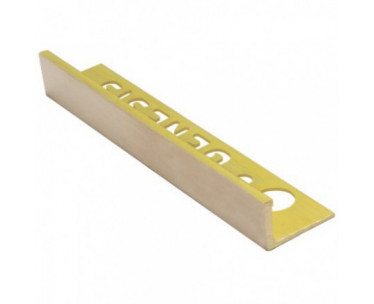 Genesis Solid Brass Straight Trim (10mm D) (BRUSHED)