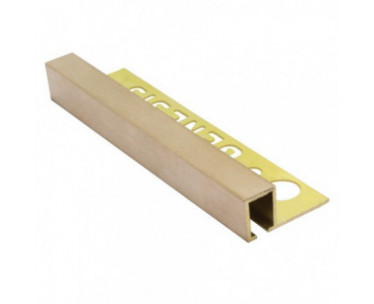 Genesis Solid Brass Square Trim (10mm D) (BRUSHED)