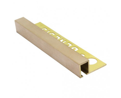 Genesis Solid Brass Square Trim (10mm D) (BRUSHED)