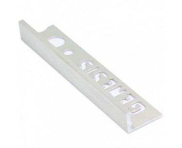 Genesis Aluminium Straight Edge Trim (2.25mm D) (MILL ALUMINIUM)