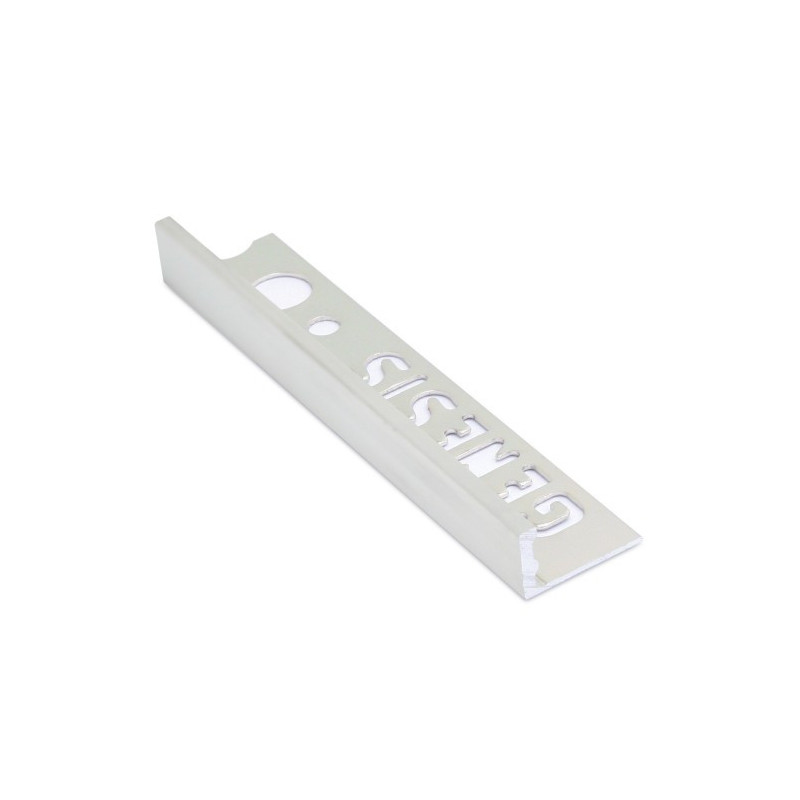 Genesis Aluminium Straight Edge Trim (8mm D) (MILL ALUMINIUM)