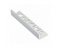 Genesis Aluminium Straight Edge Trim (8mm D) (WHITE)