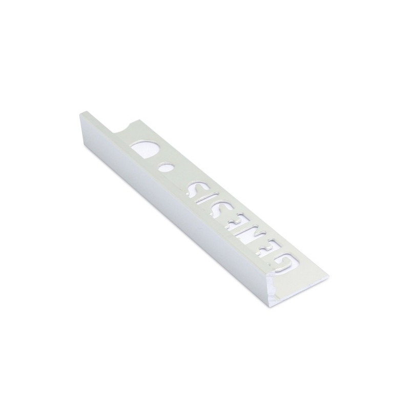 Genesis Aluminium Straight Edge Trim (8mm D) (Chrome Plated)