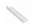 Genesis Aluminium Straight Edge Trim (10mm D) (Matt White)