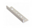 Genesis Aluminium Straight Edge Trim (10mm D) (Bath Stone)