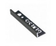 Genesis Aluminium Straight Edge Trim (12mm D) (Black)