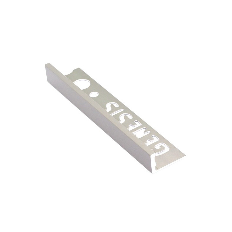 Genesis Aluminium Straight Edge Trim (12mm D) (Nickle)