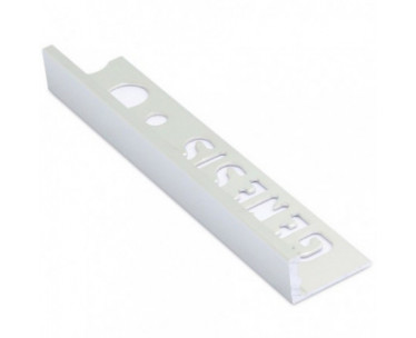 Genesis Aluminium Straight Edge Trim (12mm D) (Chrome Plated)