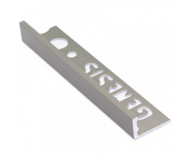 Genesis Aluminium Straight Edge Trim (12mm D) (Granite)