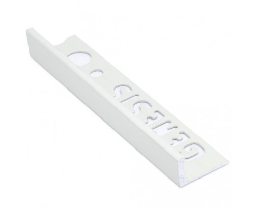 Genesis Aluminium Straight Edge Trim (22.5mm D) (Bright Silver)