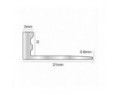 Genesis Aluminium Formable Trim (Mill Aluminium) (6mm D)