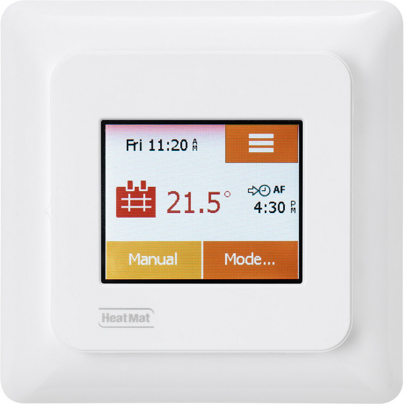 NGTouch Thermostat Polar White + Colour screen (16A)