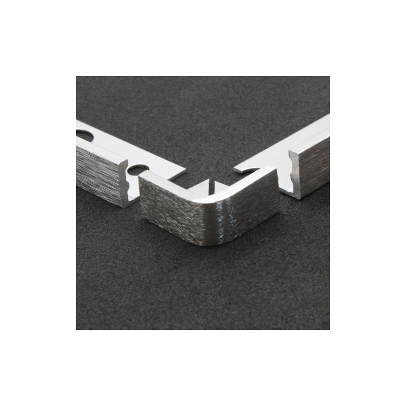 Genesis Aluminium ESC External Corners (10mm D) (Matt Silver)