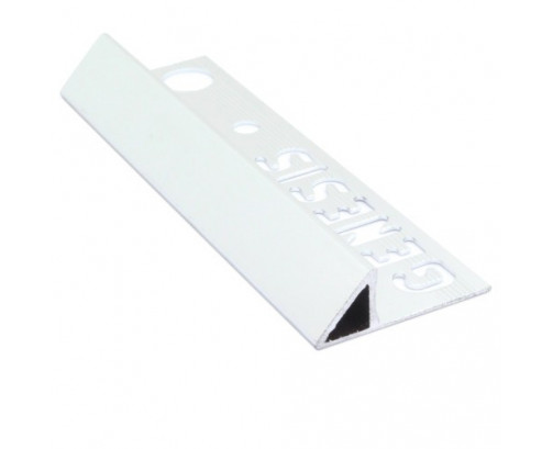 Genesis Aluminium Angle Trim - Triangular (11x10 mm) (Bright Silver)