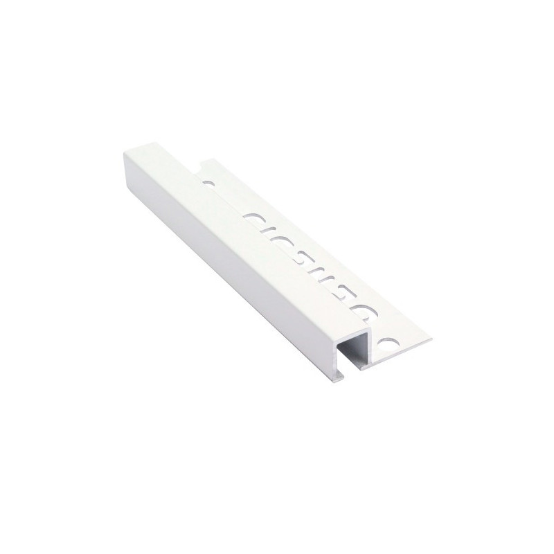 Genesis Aluminium Square Trim (10x10 mm) (white)