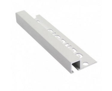 Genesis Aluminium Square Trim (10x10 mm) (Soft Grey)