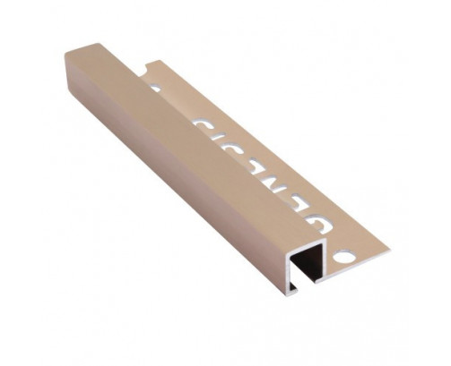 Genesis Aluminium Square Trim (10x10 mm) (Brushed Copper)