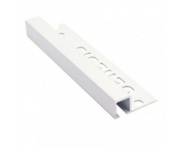 Genesis Aluminium Square EDP Corner Pieces (White) (10mm)