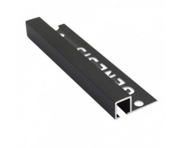 Genesis Aluminium Square EDP Corner Pieces (Matt Black) (10mm)