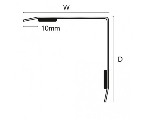 Genesis EAS (Stainless Steel) Retro-Fit - Self Adhesive (30x30 mm) (2.5 m) (Stainless Steel)