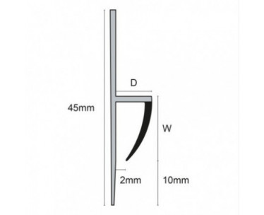 Genesis EFU Vinyl to Tile (15x8 mm) (2.5 m)