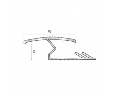 Genesis TGA909 Aluminium Z-Bar Carpet Lock