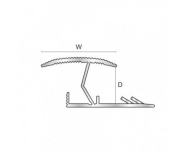 Genesis TGS159 Aluminium Z-Bar Carpet Lock