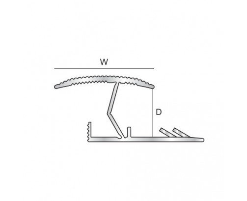 Genesis TGS159 Aluminium Z-Bar Carpet Lock