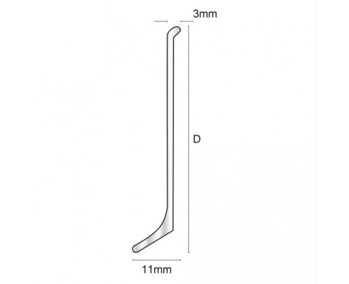 Genesis KAA Aluminium Skirting Standard