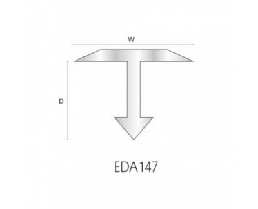 Genesis EDA147 Aluminium Dividing Strip